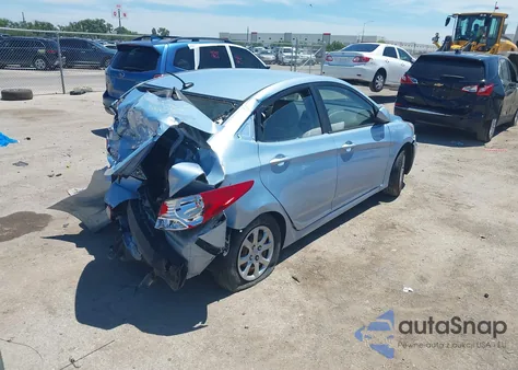 2014 Hyundai Accent Gls from USA, damaged, VIN KMHCT4AE9EU633176